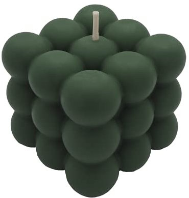 candlery. - Bubble Candle – Vegane & Nachhaltige Design-Kerzen aus Rapswachs – Handmade in Germany - Kerzenmanufakur aus dem Münsterland (Dunkelgrün, 2)