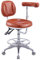 GUNEL Drehhocker Rollhocker Stuhl Arztstuhl Dental Verstellbarer Arzthocker Assistenzstuhl mit 360 Grad drehbarer Armlehne, Drehsitzstuhl höhenverstellbar