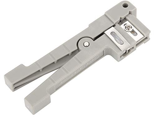 Fiber Optic Stripper, Dolly peg Fibre Cutter Stripper Fiber Optic Jacket Stripper Coaxial Cable Stripping Cutter Tool Cable Cutter Crimper (45-162)