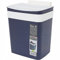 Muddy Hands 4 Litre Hanging Kitchen Bin with Lid Over Cabinet Cupboard Door Worktop Rubbish Waste Food Scraps Vegetable Peelings Dustbin (Blue)