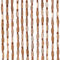 Osunnus Handmade Bamboo Beaded Curtain for Doorway 35.5 x 75 Inches 52 Strands Hanging Door Beads Hippie Curtain for Bedroom Living Room Boho Rustic Home Store Decor, Brown