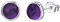 Amethyst-Ohrringe, Sterlingsilber, Edelstein-Ohrringe, Amethyst-Schmuck, Geschenke für Frauen