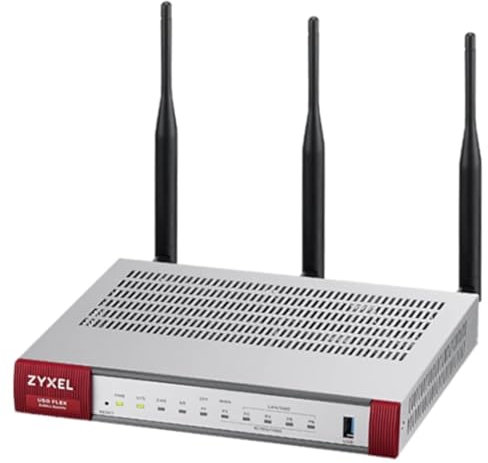 Zyxel USGFLEX100AX ZyWALL Cyber Security Firewall | 1 Anno di UTM Security Pack | VPN | Wifi 6 | Business Class | Fino a 40 Utenti | Opzione Nebula Cloud
