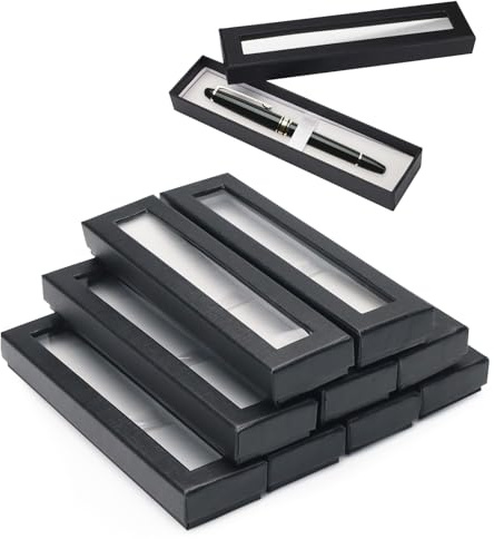 10 Stück Stifte Verpackung Box, Kugelschreiber Boxen Leere Schmucksammelbox, Papier Einzelhandel Geschenkbox für Uhren Schreibwaren