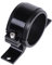 Fuworance 60mm Fuel Pump Mounting Bracket Aluminum Car Fuel Pump Filter Bracket Universal Single Filter Clamp Cradle Holder Black