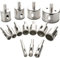 Metric 5-60mm Diamond Coated Hole Saw Drill Bit Tile Ceramic Glass Porcelain Marble Stone Rock Bottles Pots Porcelain Brick (1, 7mm)