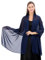 AIOELUV 1 Stück Schals Für Damen Chiffon Stola Schal Für Brautkleider Abendkleider Die Abendparty Formale Kleider Hochzeit Brautjungfer Navy Blau