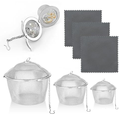 Eowppue Ultrasonic Cleaning Basket - Advanced Filter for Cleaning, Compatible with Jewelry, Glasses - Special Jewelry Cleaning Filter and Glasses Cleaning Container