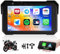 Motorrad GPS CarPlay Bildschirm mit Motorrad Design Halterung, drahtloser Carplay und Android Auto, tragbarer Wasserdichter 5 Touchscreen Motorcycle GPS CarPlay -Bildschirm unterstützt Bluetooth,Siri
