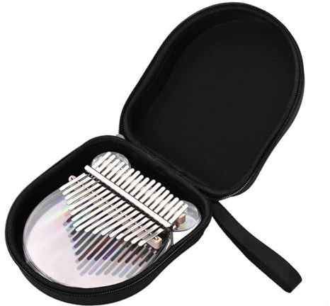 Kalimba 17-Tasten-Acryl-Transparent-Daumenklavier Mit Tuner-Hammer-Kalimba-Fingerklavier(Style 1)