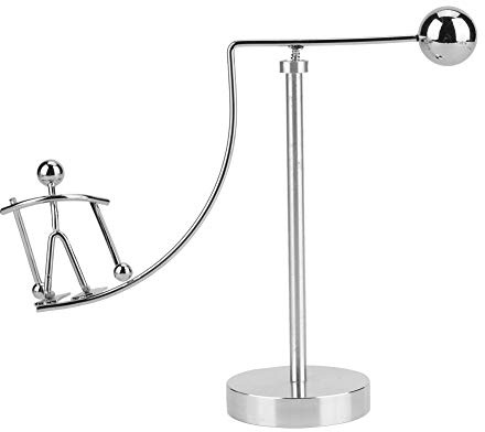 Brrnoo Ski-Dekor, Physik-Spielzeug Balance Toy, Balancing Tumbler, Dynamisches Gleichgewichtsspielzeug, Skifahrer Modell für Heimbüro Deko, Schreibtischspielzeug