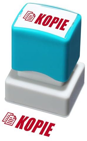 Stempel – Vorgetränkter Gummistempel-KOPIE- Rote Tinte, Bürostempel, Nachrichten-Stempel, Schrifthöhe 35×20mm (KOPIE)