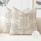 Miuyunya Kissenbezüge Orientalisch Beige 50 x 50 Bohemian Kissenbezug Outdoor Wasserdicht Kissenhülle Ethno Indische Exotische Dekorative Retro Zierkissenbezüge für Sofa Kissen 2er Set