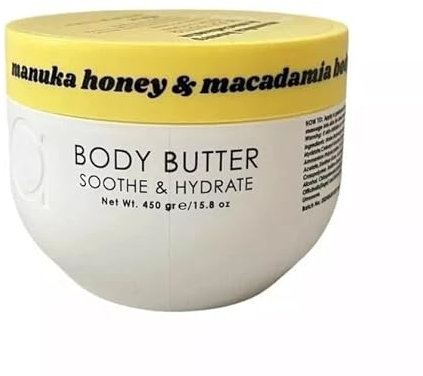 Cīroa Manuka Honey & Macadamia Body Butter - Soothe & Hydrate | Australian Owned | 450g [IMPERFECT LABEL]
