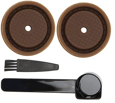 Reusable Coffee Capsule Lid, Sustainable Design, Versatile Compatibility, with Brush Spoon for Delonghi ENV135 150, Plus, Next, Pods Cover Seals