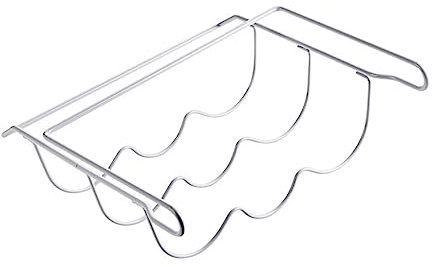 Holibanna Refrigerator Storage Rack White Iron Frame for Organizing Beer and Beverage Bottles for Kitchen Fridge Storage Beer Shelf