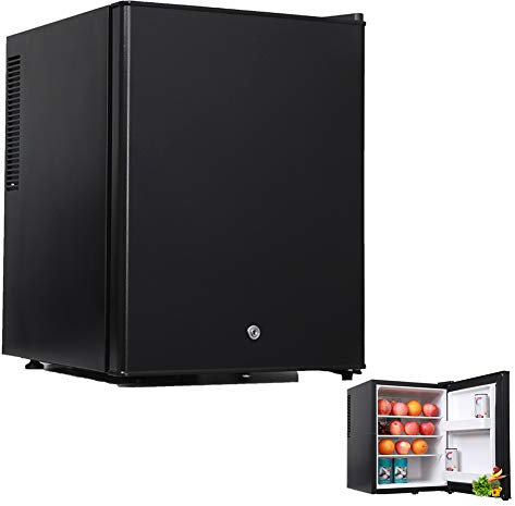 30L Compact Upright Freezer with Door Lock | Table Top Mini Freezer for Office, Dorm & Apartment | Vertical Design, Space-Saving Mini Fridge for UK Homes