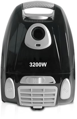 TS TAC-SKY Powerful Upright Vacuum Cleaner For Home Use - 3200W Strong Suction 4M Corded Electric Vacuum For Carpet & Hard Floor Cleaning