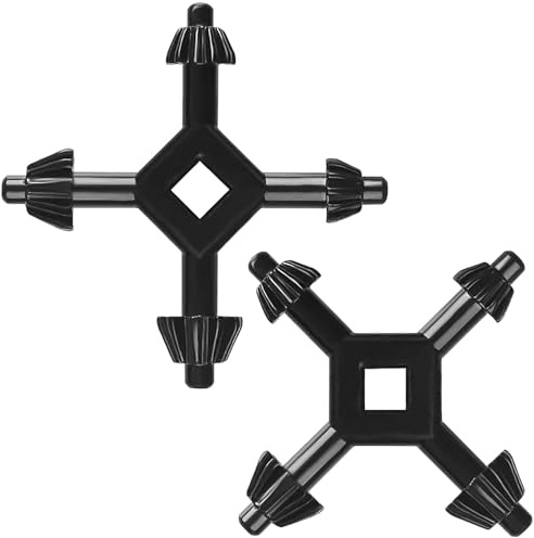 2-Piece 4-Way Drill Chuck Key Set