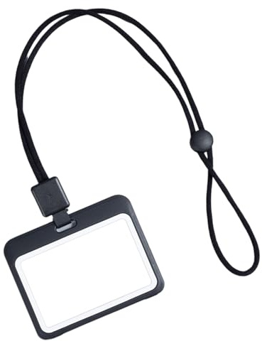 Lanyard With Card Holder Double Side Identity Badge With Retractable Cord Lanyard With Sleeve Employee Name Badge