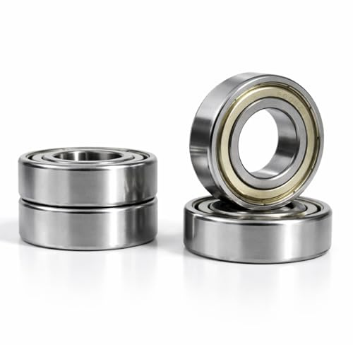 Rowglow 4 Stück 6004zz 6004z Kugellager 20x42x12mm, Lager 6004-zz 6004 Zz Rillenkugellager Chromstahl Und Doppelte Metalldichtung FüR Maschinen Und Werkzeuge​​ (6004zz 4pcs)