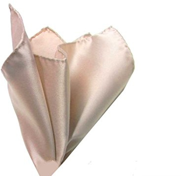 Avantgarde - Fazzoletto da Giacca Uomo Pochette da Taschino Tinta Unita Tanti Colori M Italy (Taglia Unica, Rosa Cipria)