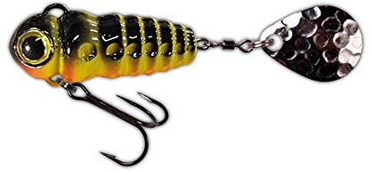 SpinMad Crazy Bug 6gr // der Klassische Jig Spinner Gewand // Viele Farben und Dekore // ideal für Das Angeln auf Barsch, Hecht und Zander Farbe 2501