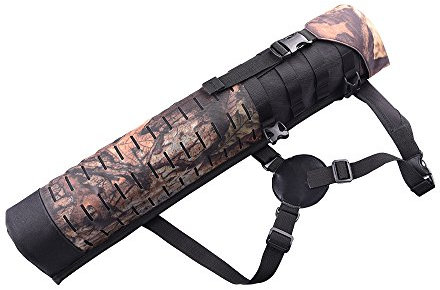 SUNRIS wasserdichte Zylindrische Pfeil Pack Schwarz Camo Zurück Köcher Rohr Hüfte Köcher Pfeil Halter