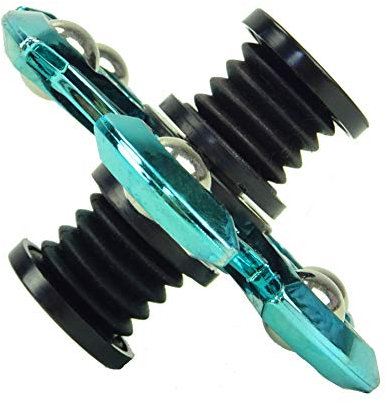 Toyland Spinarooz Hand Spinner Neuheit Spielzeug - Fidget Spinner - 3 in 1 - Jump, Bounce, Spin (BLAU)