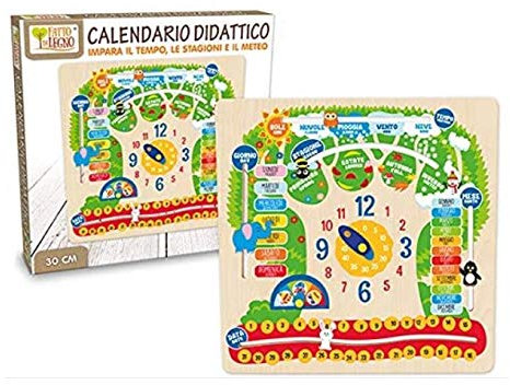 Teorema Calendrier éducatif en bois 40544