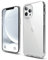 elago Hybrid Clear Case Designed for iPhone 12 Pro Max Case (6.7), Reduced Yellowing, Durable PC Back, Flexible Bumper Shockproof Cover Case (Transparent)