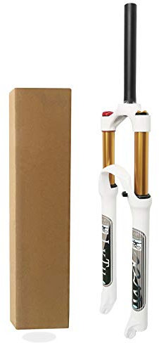LvTu Bicicletta 130mm Viaggio Forcella Ammortizzata Aria MTB 26/27,5/29 Pollici, Blocco Manuale/Remoto XC AM Ultraleggero Mountain Bike Forcella Anteriore