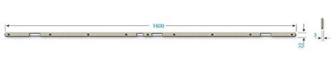 Gegenplatte für Schloss 53020 Assa Abloy - Fin.verzinkt