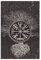 KittyliNO5 Wikinger Yggdrasil Kompass Baum des Lebens Puzzles 500 Und 1000 Teile Papier Puzzle Modische Puzzle Spiel Artwork für Erwachsene Kinder White 1000pieces