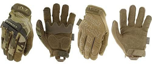 Mechanix Herren Wear M-pact Multicam Handschoenen (Medium, Camouflage), Camouflage - MultiCam, M EU Herren Wear Original Coyote handschoenen (medium, bruin), Braun, M EU