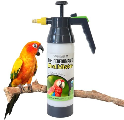 EXTREMEMIST Hochdruck-Vogelsprüher, ultrafeiner Vogelpumpe, Vogeltränke, verstellbare Messingdüse, Vogelkäfigreiniger, 20/907.2 g Flasche (907.2 g)