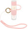 Desing Wish Silikon Lippenbalsam Halter mit Kappe Abdeckung Chapstick Halter Schlüsselanhänger Hülse Lippenbalsam Schlüsselanhänger mit Schlüsselring und Handgelenk Band Lanyard für Schule/Reisen