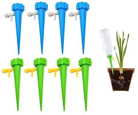 8 Pcs Riego por Goteo Automático Kit,Dispositivo de riego por Goteo automático, Dispositivos de riego domésticos de Plantas, Bonsai, Flores