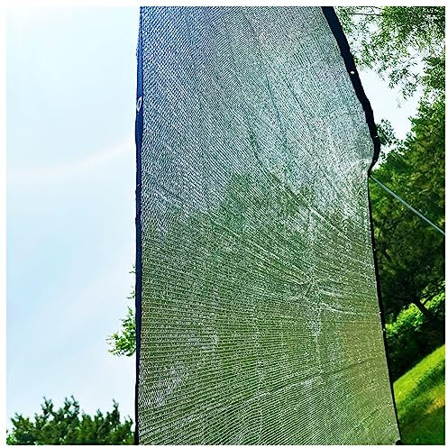 Filet D'Ombrage en D'Aluminium, Isolation Solaire Filet d Ombrage pour Serre 4x5m 4x6m Réfléchissante Toile de Auvent 4x3m Toile D'Ombrage 85% D'Effet D'Ombre, pour Jardin Terrasse Extérieur Piscine (
