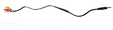 3 RCA Cable Video Component AV Adapter Cable For TCL TV Urt846 (Black, One Size)