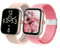 DCU TECNOLOGIC - Smartwatch Los Ángeles - Reloj Inteligente - Incluye 2 Correas: Silicona y Nailon - Pantalla Táctil TFT 1,8'' - 22 Modos de Deporte