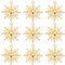 SUNNYCLUE 1 Box 50 Stück Sonnen Charms Sonnenperlen Metall Antik Golden Himmelslegierung Perlen Glänzend Baumelnd Sonnenblumen Charms Für Die Schmuckherstellung Charms Armbänder Halskette Ohrringe Sch