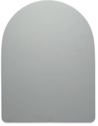 AQUALONA® Premium D Shape Thermoplastic Toilet Seat - Soft Close - Hardwearing Seat with One Button Hinge Release - Click, Lift & Clean Technology - Top and Bottom Fittings (Grey D Shape)