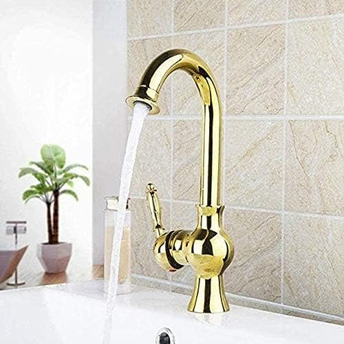 Wasserhahn-Vase, Goldenes Drehbares Wasserhahn-Set, Wasserhahn, Waschbecken, Waschbecken, Tornado-Wasserhahn, Waschbecken-Wasserhahn