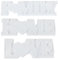 HDGSAFD 3 stampi in resina e 1 pipetta, accessori in resina, stampo in silicone, forma a forma di lettera (trasparente)