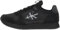 Calvin Klein Baskets Femme Sock Laceup Basses, Noir (Trpl Black), 38