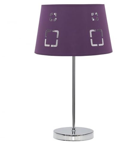 Celaya Tischlampe 1 x e14 Aubergine – ein eleganter und raffinierter Touch für Ihr Zuhause. Sein modernes Design und die Oberfläche in Aubergine bringen Wärme und Stil in jedes Ambiente.