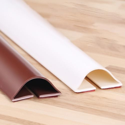 Premium Türbodendichtung für verbesserte Isolierung, 90 cm, Wetterschutz (weiß)