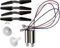 Ersatzteile kompatibel mit dem faltbaren RC-Quadcopter L800 998 Pro, inklusive Waffen, Motoren, Propellerrahmen, Fahrwerksschutz, Zubehör(For 716motor Blades)