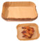 200pcs Rectangle Air Fryer Paper Liners,Oil and Water Durable Air Fryer Paper Disposable Air Fryer Sheets for Air Lifemaison Frying Machine BBQ, Baking & Steamer